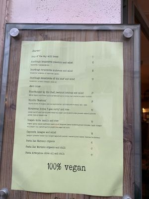 Menu at Charlotte's by De Brugsche Tafel in Bruges