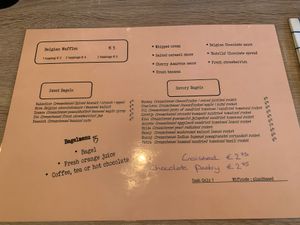 Menu  at Charlotte's by De Brugsche Tafel in Bruges