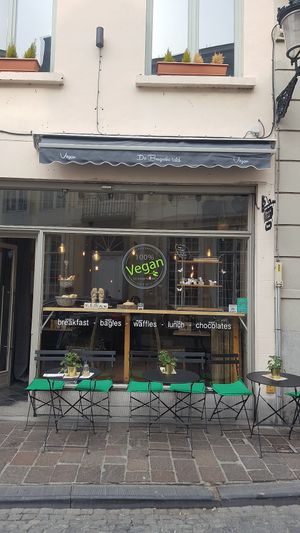 Sit and watch the world go by at Charlotte's by De Brugsche Tafel in Bruges