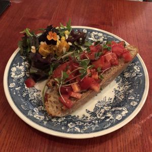 Bruschetta:-) at Charlotte's by De Brugsche Tafel in Bruges