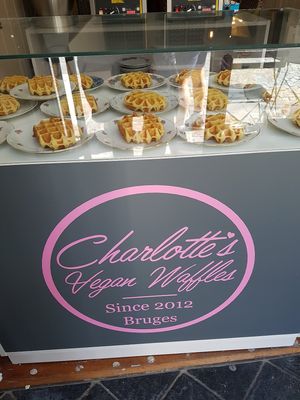 Waffles! at Charlotte's by De Brugsche Tafel in Bruges