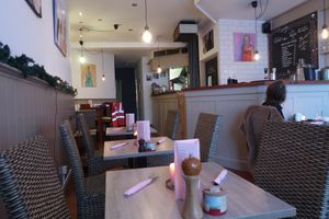 cute cafe at Charlotte's by De Brugsche Tafel in Bruges