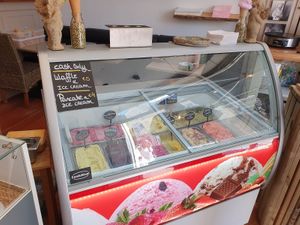 inside at Charlotte's by De Brugsche Tafel in Bruges