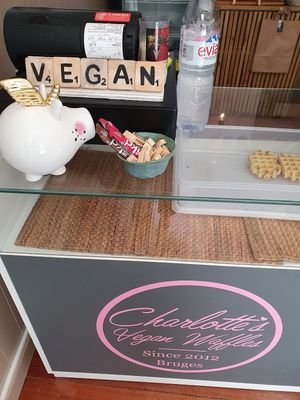 counter at Charlotte's by De Brugsche Tafel in Bruges