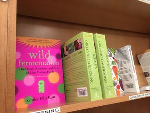Gardening books at Natural Grocers - Alamo Heights in San Antonio