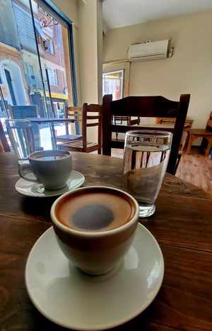 Turkish coffee at Tyke Kafe in Izmir