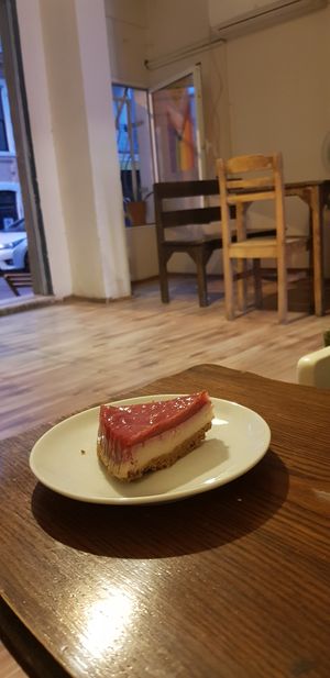 Cheesecake at Tyke Kafe in Izmir