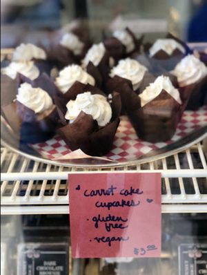 Vegan deserts at Bluebird Pizza in Roseburg