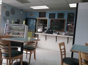 Warm, friendly restaurant.
 at Bluebird Pizza in Roseburg