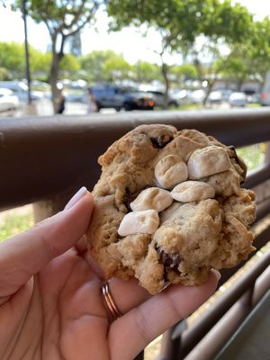 Chocolate chip marshmallow cookie at a'a Roots Health Cafe in Lahaina