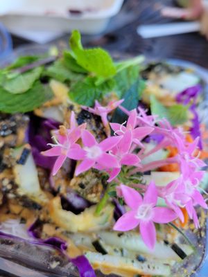 Naked summer roll at a'a Roots Health Cafe in Lahaina