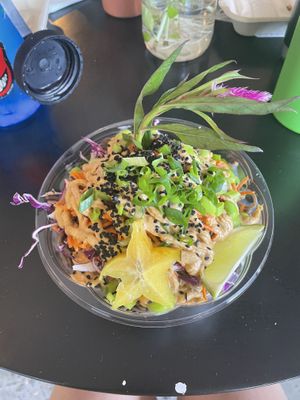   at a'a Roots Health Cafe in Lahaina