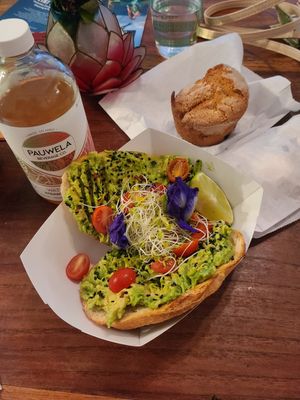 Avocado Toast at a'a Roots Health Cafe in Lahaina