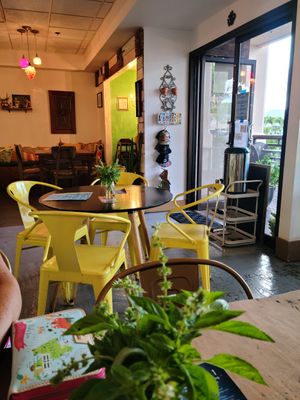 Inside at a'a Roots Health Cafe in Lahaina