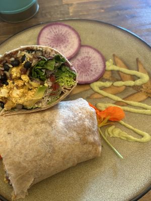 burrito  at a'a Roots Health Cafe in Lahaina
