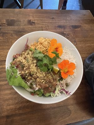   at a'a Roots Health Cafe in Lahaina