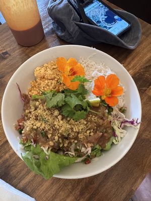   at a'a Roots Health Cafe in Lahaina