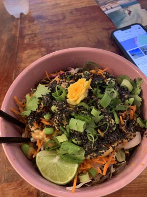 Soba noodles were amazing   at a'a Roots Health Cafe in Lahaina