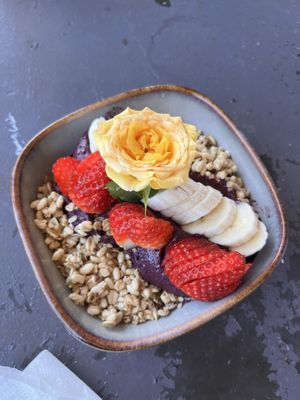 Napi açaí bowl  at a'a Roots Health Cafe in Lahaina