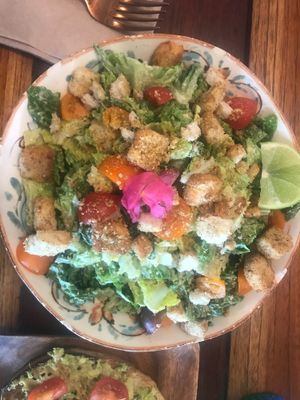 Vegan Caesar  at a'a Roots Health Cafe in Lahaina