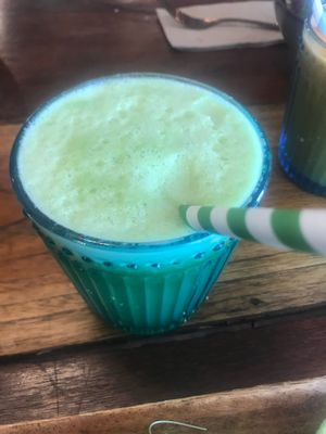 Lokai juice at a'a Roots Health Cafe in Lahaina