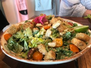Caesar salad at a'a Roots Health Cafe in Lahaina
