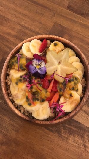 Acai Bowl with Passion Fruit at a'a Roots Health Cafe in Lahaina
