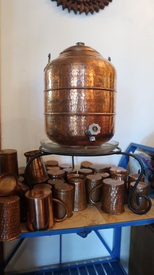Water  at a'a Roots Health Cafe in Lahaina