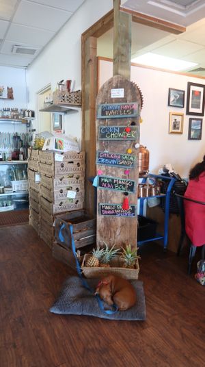 Decor  at a'a Roots Health Cafe in Lahaina