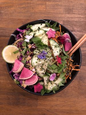naked summer roll at a'a Roots Health Cafe in Lahaina