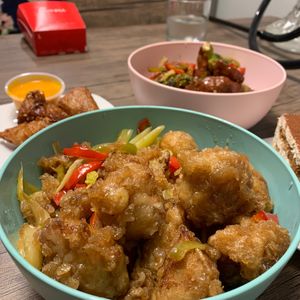 General Tsao chicken at VeggiEAT - Henderson in Henderson