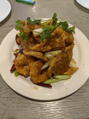 New calamari! This was extra amazing! at VeggiEAT - Henderson in Henderson