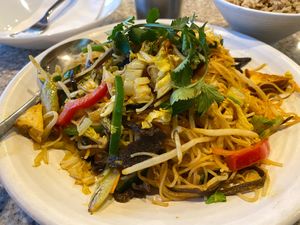 Singapore rice noodles entree 3 at VeggiEAT - Henderson in Henderson