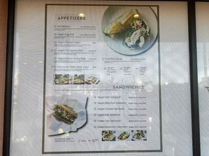 Window menu appetizers at VeggiEAT - Henderson in Henderson