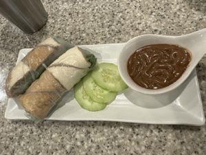 Tofu spring rolls  at VeggiEAT - Henderson in Henderson