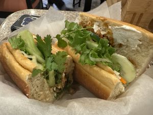 Tofu banh  mi sandwich   at VeggiEAT - Henderson in Henderson