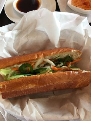 Half a mushroom Banh Mi at VeggiEAT - Henderson in Henderson