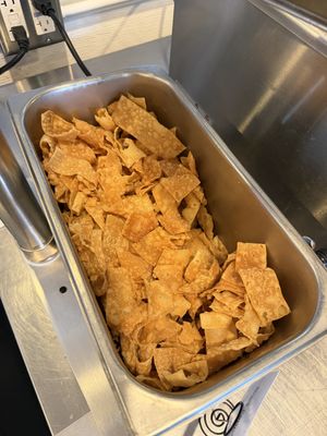 Buffet fried wontons  at VeggiEAT - Henderson in Henderson