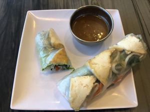 Fresh tofu rolls at VeggiEAT - Henderson in Henderson