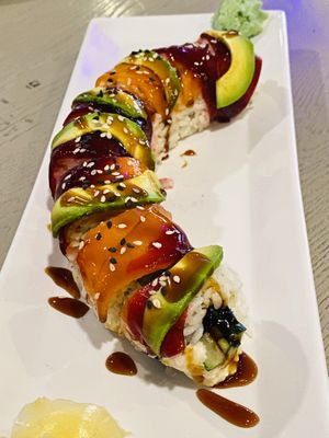 Rainbow sushi  at VeggiEAT - Henderson in Henderson