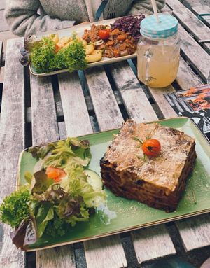 Lasagna ♥️ at Wulbert's Cafe in Dresden