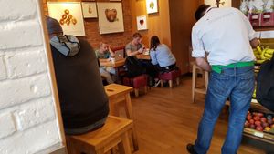 Vegan salad at Pret A Manger - Earls Court in South West London