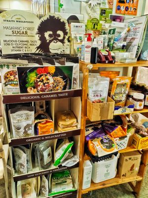 Items for sale at New Green Pasture Cafe 新绿园 in Central Singapore