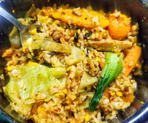 All ingredients mixed well together at New Green Pasture Cafe 新绿园 in Central Singapore