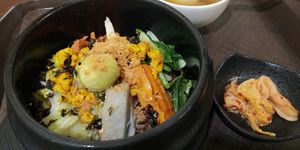 Bibimbap $12.50 at New Green Pasture Cafe 新绿园 in Central Singapore