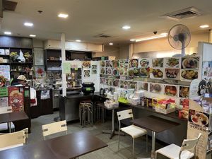 The restaurant   at New Green Pasture Cafe 新绿园 in Central Singapore