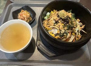 Really nice bibimbap   at New Green Pasture Cafe 新绿园 in Central Singapore