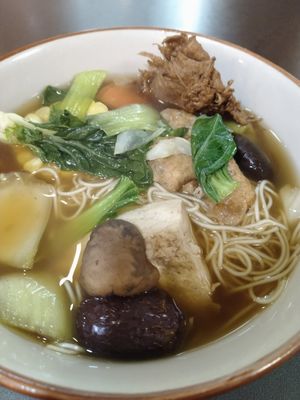 肉骨茶面线$11 at New Green Pasture Cafe 新绿园 in Central Singapore