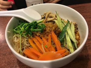 Shanghai Zha Jiang Mian  at New Green Pasture Cafe 新绿园 in Central Singapore