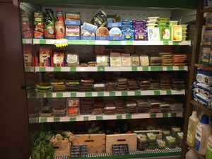 Vegan deli  at BioBarri in Barcelona